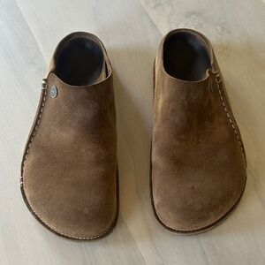 Birkenstock Men's Tan Suede Loafers